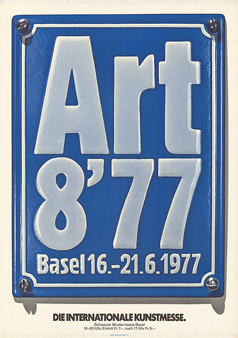 Art 8’77 Basel, Die internationale Kunstmesse