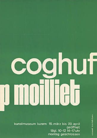 Coghuf, P. Moilliet, Kunstmuseum Luzern