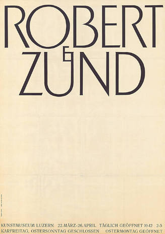 Robert Zünd, Kunstmuseum Luzern