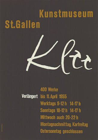 Klee, Kunstmuseum St. Gallen