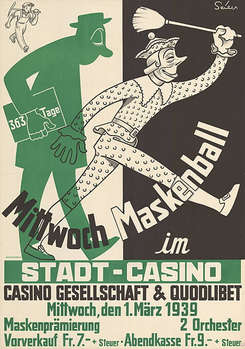 Mittwoch Maskenball, Stadt-Casino