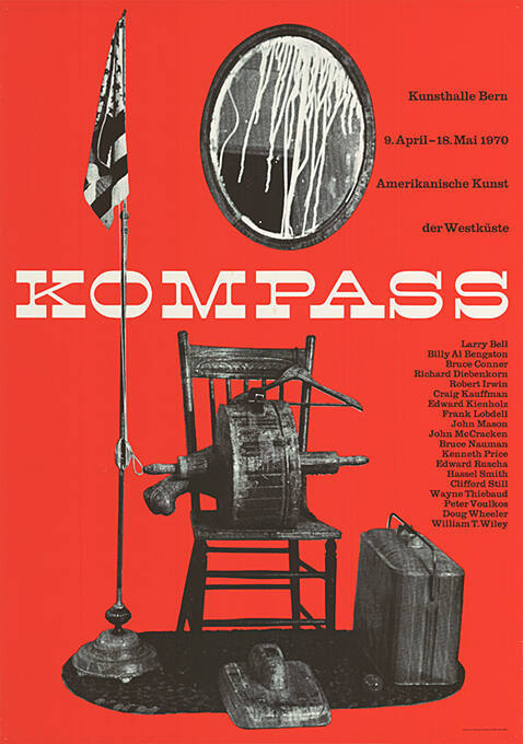 Kompass, Amerikanische Kunst der Westküste, Kunsthalle Bern