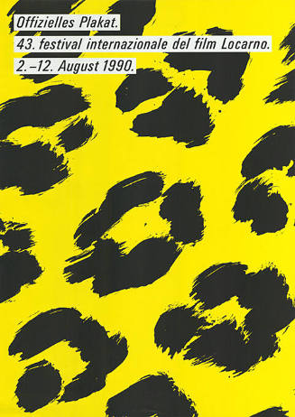 Offizielles Plakat. 43. festival internazionale del film Locarno.