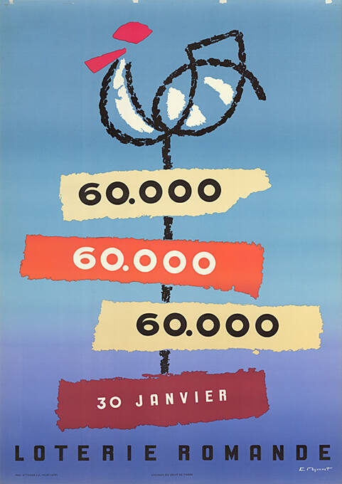 60'000, 30 janvier, Loterie Romande