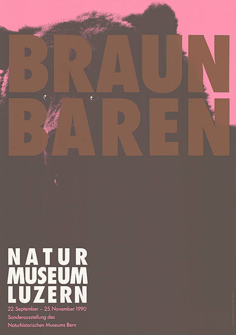 Braunbären, Natur-Museum Luzern