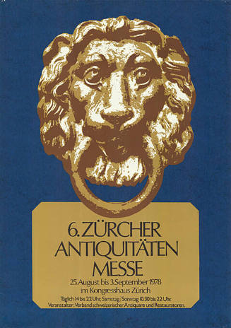 6. Zürcher Antiquitätenmesse, Kongresshaus Zürich