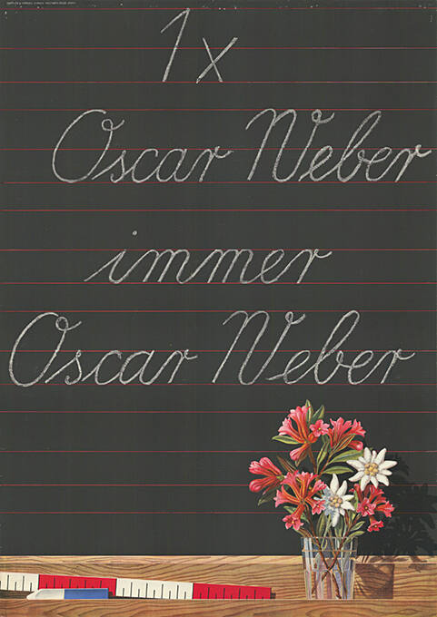 1x Oscar Weber, immer Oscar Weber