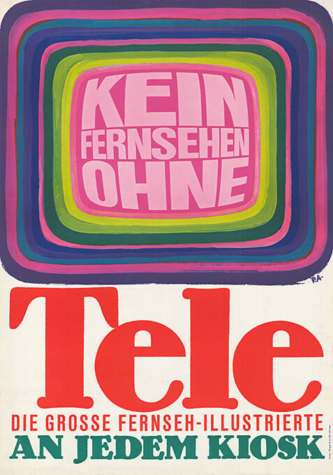 Kein Fernsehen ohne Tele, Die grosse Fernseh-Illustrierte an jedem Kiosk