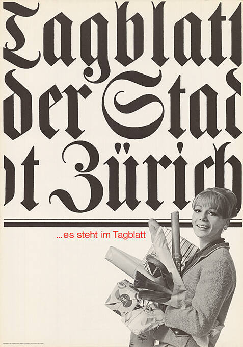 Tagblatt der Stadt Zürich, …es steht im Tagblatt