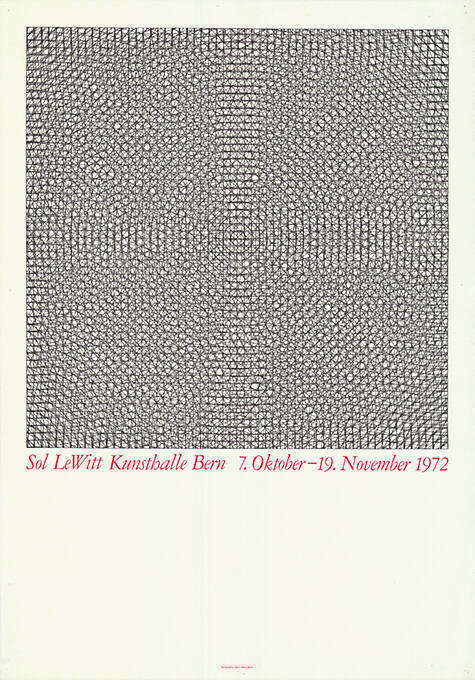 Sol LeWitt, Kunsthalle Bern