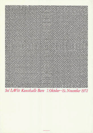 Sol LeWitt, Kunsthalle Bern