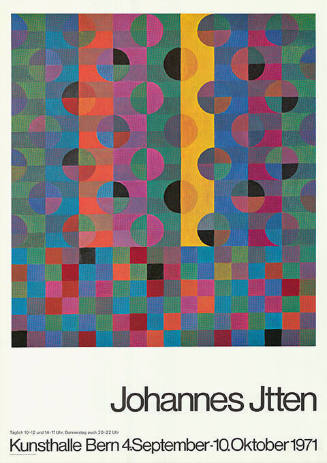 Johannes Itten, Kunsthalle Bern