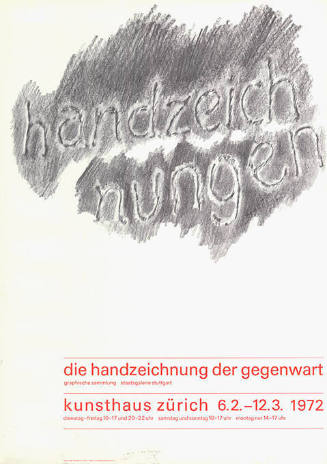 Handzeichnungen, Die Handzeichnung der Gegenwart, Kunsthaus Zürich