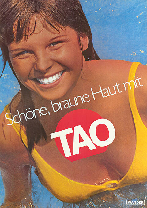 Schöne, braune Haut mit Tao