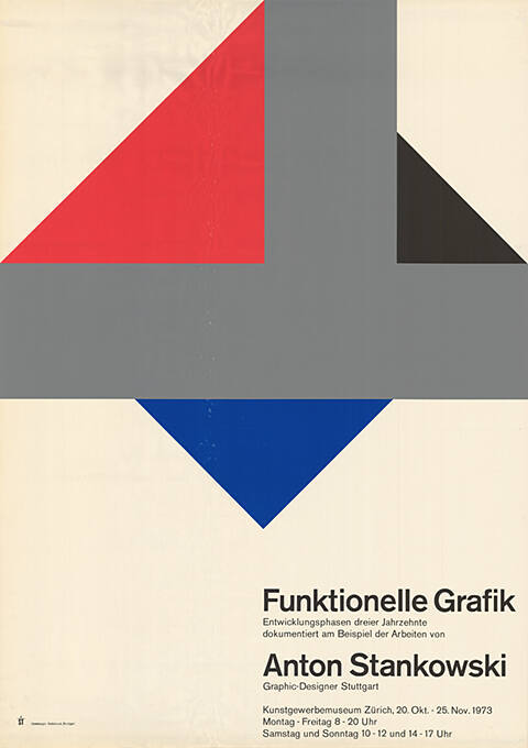 Funktionelle Grafik, Anton Stankowski, Kunstgewerbemuseum Zürich