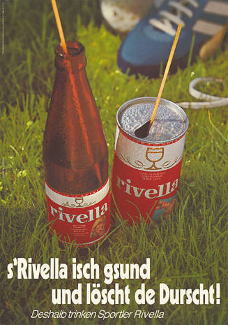 s’Rivella isch gsund und löscht de Durscht!