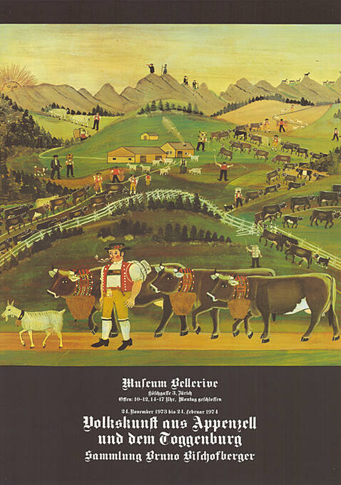 Volkskunst aus Appenzell und dem Toggenburg, Sammlung Bruno Bischofberger, Museum Bellerive Zürich