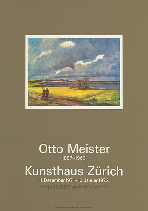 Otto Meister, Kunsthaus Zürich