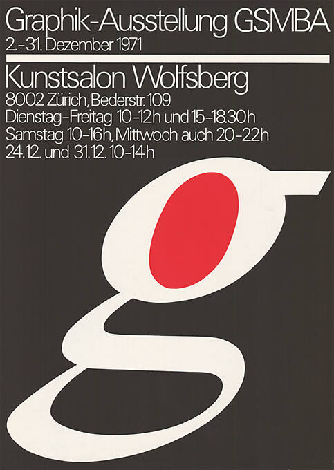 Graphik-Ausstellung GSMBA, Kunstsalon Wolfsberg, Zürich