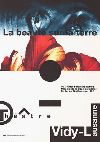 La beauté sur la terre, Ch. F. Ramuz, Théâtre Vidy, Lausanne