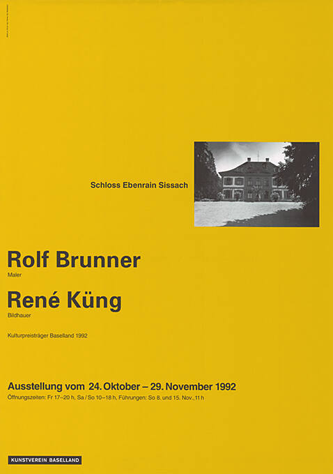 Rolf Brunner, René Küng, Schloss Ebenrain, Sissach