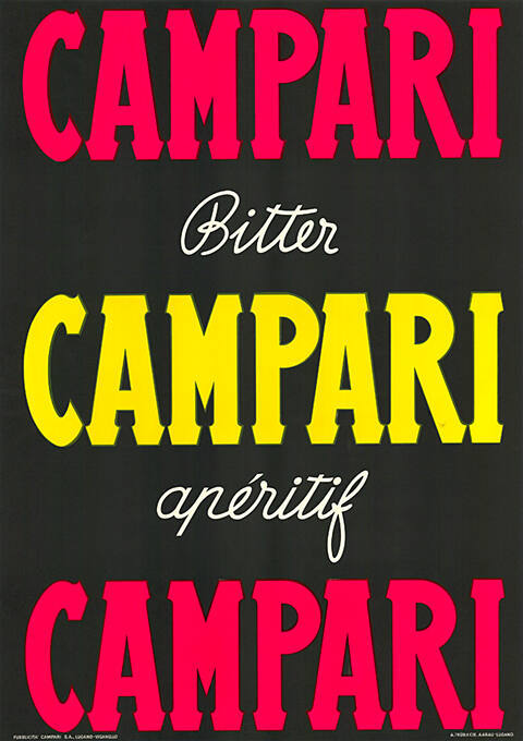 Bitter Campari, apéritif