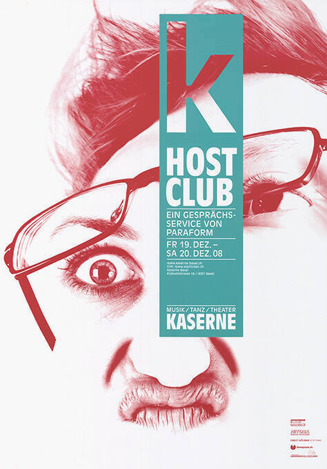 Host Club, Ein Gesprächsservice von Paraform, Kaserne Basel