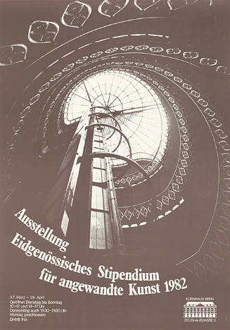 Ausstellung, Eidgenössisches Stipendium für angewandte Kunst 1982, Kornhaus Bern