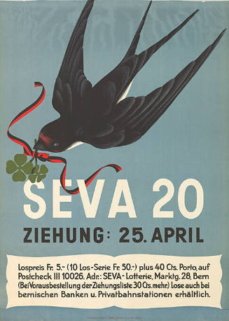 Seva 20, Ziehung: 25. April