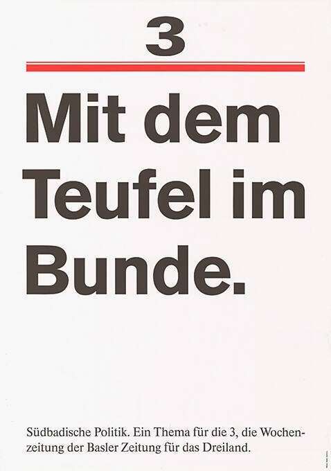 3, Mit dem Teufel im Bunde.