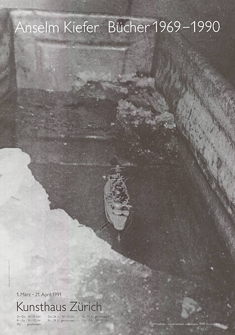 Anselm Kiefer, Bücher 1969–1990, Kunsthaus Zürich