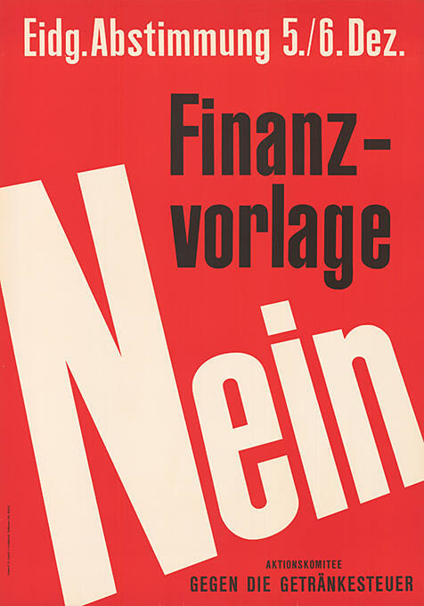 Finanzvorlage Nein