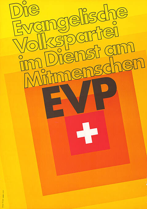 Die Evangelische Volkspartei im Dienst am Mitmenschen, EVP