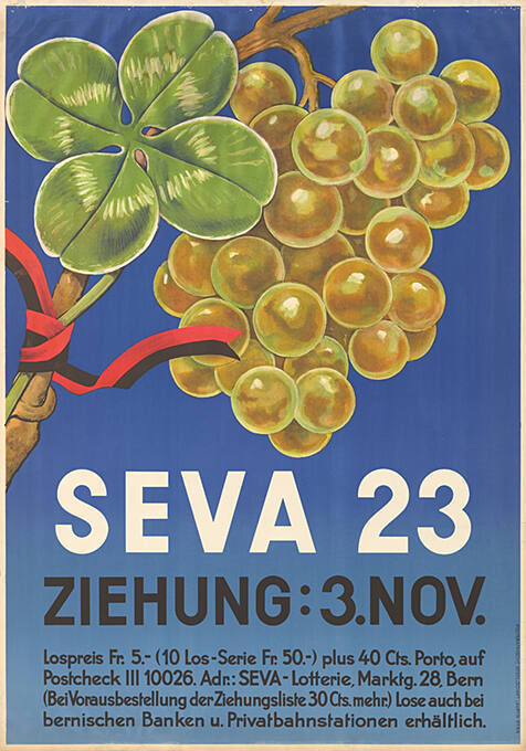 Seva 23, Ziehung: 3. Nov.