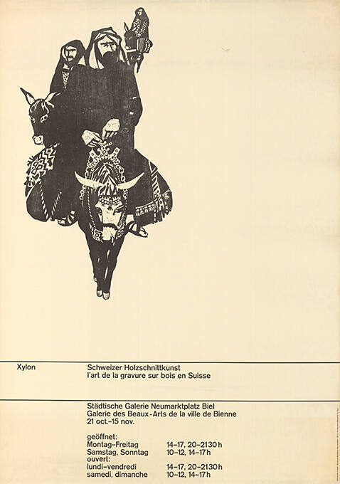 Xylon, Schweizer Holzschnittkunst, l’art de la gravure sur bois en Suisse, Städtische Galerie Biel