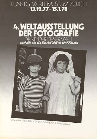 4. Weltausstellung der Fotografie, Die Kinder dieser Welt, Kunstgewerbemuseum Zürich