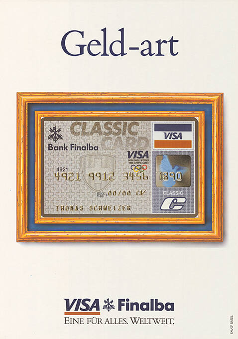 Geld-art, Visa, Finalba