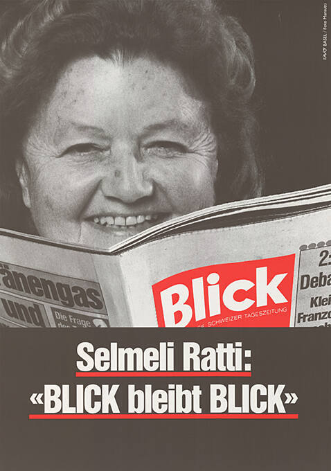 Selmeli Ratti: «Blick bleibt Blick»