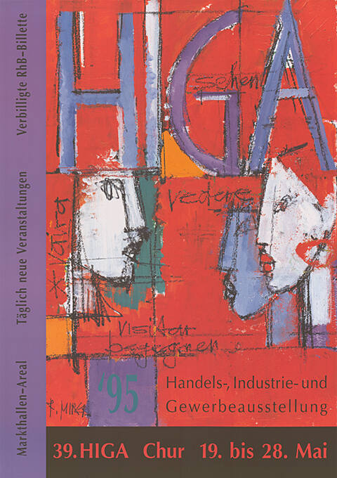 HIGA 95, Handels-, Industrie- und Gewerbeausstellung, Markthallen Areal, Chur