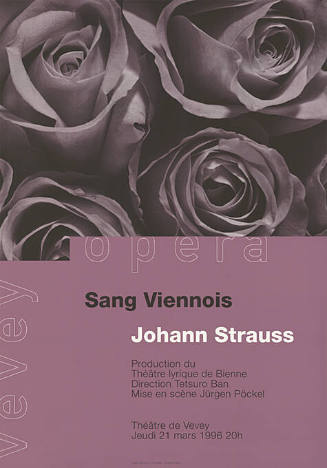 Sang Viennois, Johann Strauss, Théâtre de Vevey