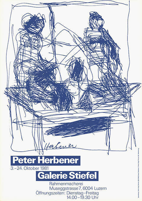 Peter Herbener, Galerie Stiefel, Luzern