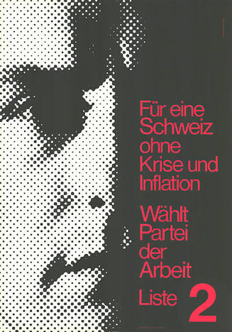 Für eine Schweiz ohne Krise und Inflation, Wählt Partei der Arbeit, Liste 2