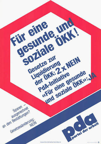 Für eine gesunde und soziale ÖKK! PdA