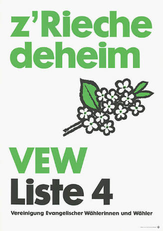 z’Rieche deheim, VEW, Liste 4