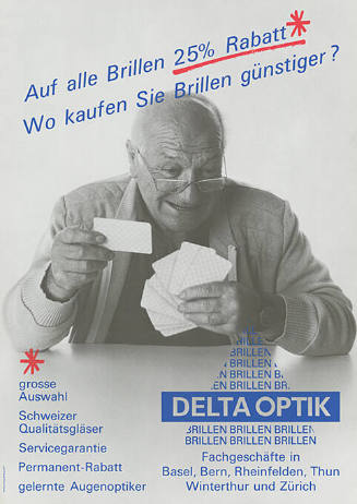 Auf alle Brillen 25% Rabatt, Wo kaufen Sie Brillen günstiger? Delta Optik