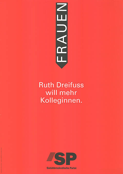 Frauen, Ruth Dreifuss will mehr Koleginnen. SP