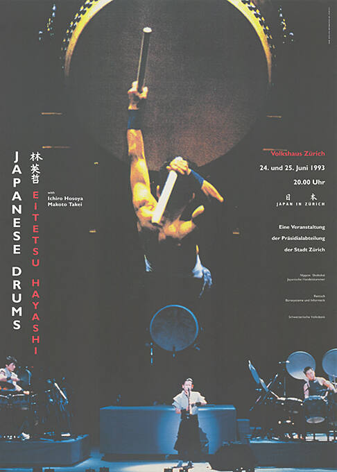 Japanese Drums, Eitetsu Hayashi, Volkshaus Zürich