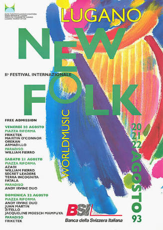 Lugano, New Folk, 11. Festival Internazionale