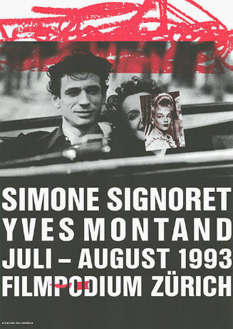 Simon Signoret, Yves Montand, Filmpodium Zurich