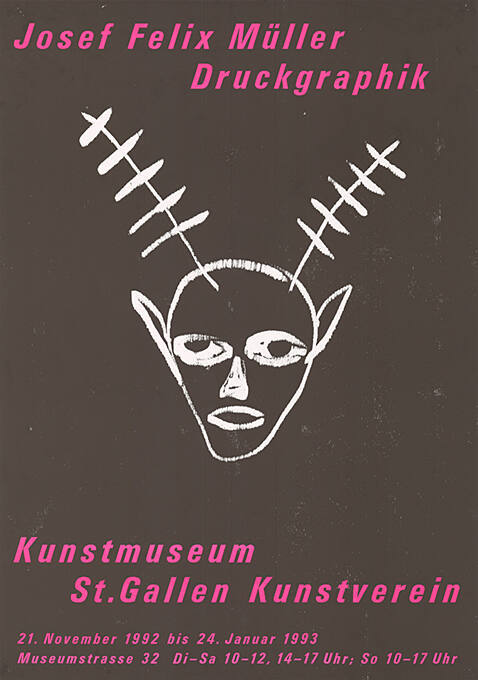 Josef Felix Müller, Druckgraphik, Kunstmuseum, St. Gallen Kunstverein